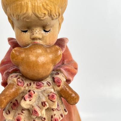 ANRI Italian woodcarving Collectible figurine "Wake Up"