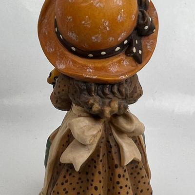 ANRI Italian woodcarving Collectible figurine "First Day at School"