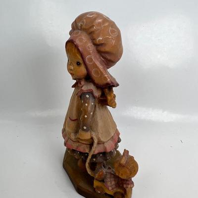 ANRI Italian woodcarving Collectible figurine "Playtime"