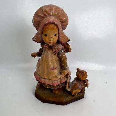 ANRI Italian woodcarving Collectible figurine "Playtime"