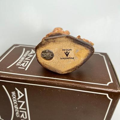 ANRI Italian woodcarving Collectible figurine "Playtime"