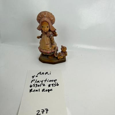 ANRI Italian woodcarving Collectible figurine "Playtime"