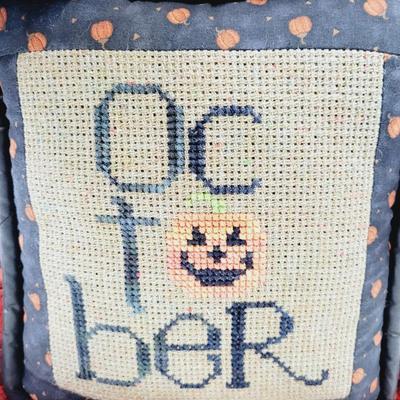 OCTOBER - HALLOWEEN CROSS STITCH ARTIST PILLOW