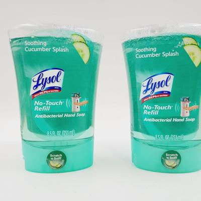 2 UNUSED LYSOL NO TOUCH REFILL HAND SOAP