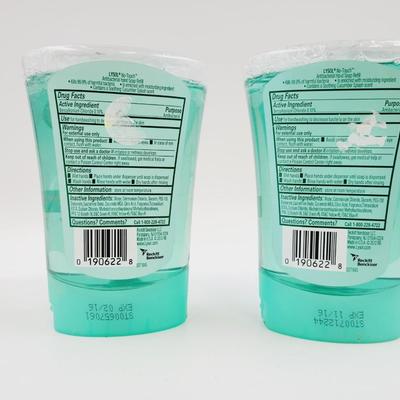2 UNUSED LYSOL NO TOUCH REFILL HAND SOAP
