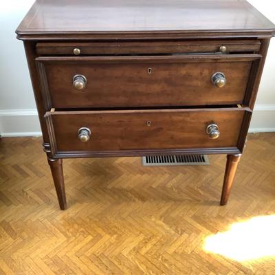 Lot. 8000. Stanley Two Drawer End Table