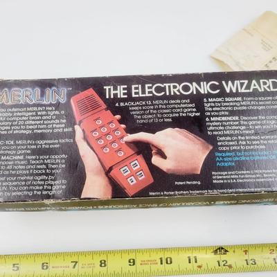 VINTAGE MERLIN THE ELECTRONIC WIZARD GAME