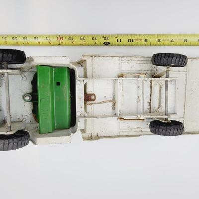 VINTAGE JOHN DEERE IMPLEMENT FLATBED TRUCK TRACTOR HAULER 1/16