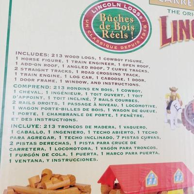 NEW LINCOLN LOGS REDWOOD JUNCTION SET