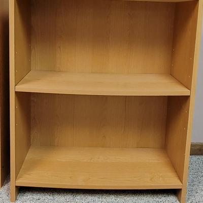 Pair of smaller bookcases