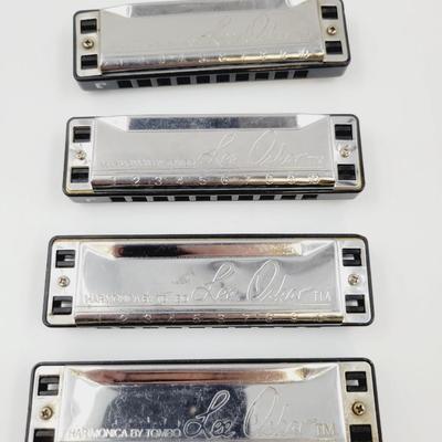 LEE OSKAR HARMONICA BUNDLE OF 4
