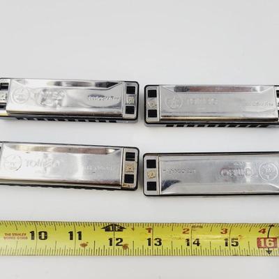 LEE OSKAR HARMONICA BUNDLE OF 4