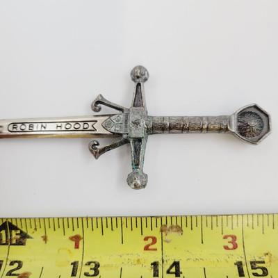 MINIATURE ROBIN HOOD REPLICA SWORD LETTER OPENER