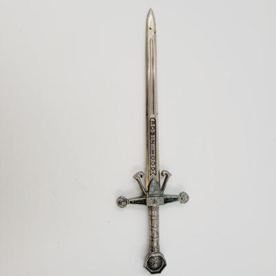 MINIATURE ROBIN HOOD REPLICA SWORD LETTER OPENER