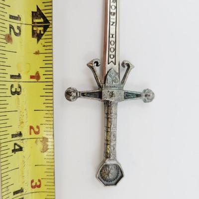 MINIATURE ROBIN HOOD REPLICA SWORD LETTER OPENER