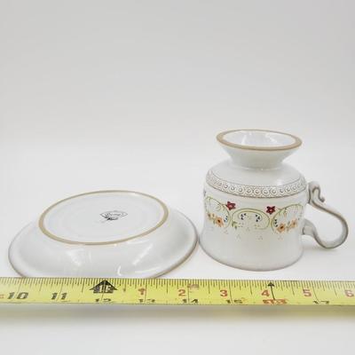DENBY OF ENGLAND STONEWARE CUP & SAUCERS SET