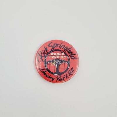 1984 RICK SPRINGFIELD CONCERT BUTTON