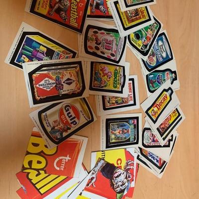 1970s Wacky Packages Sticker Trading Card Lot