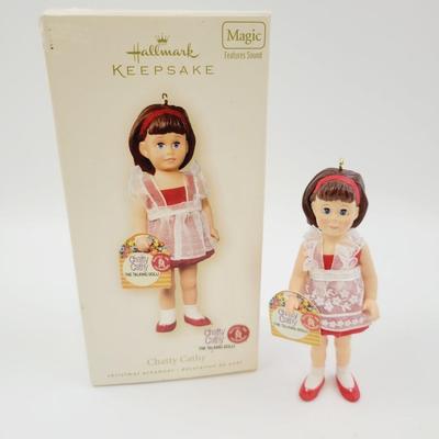 HALLMARK KEEPSAKE "CHATTY CATHY" SOUNDS ORNAMENT