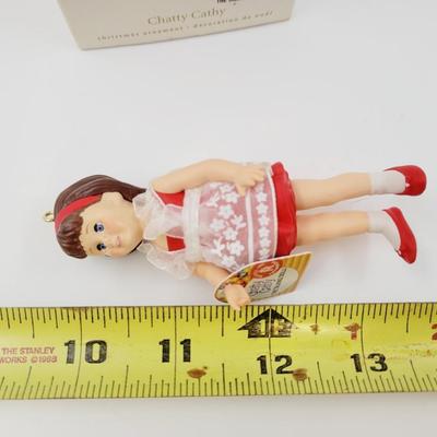 HALLMARK KEEPSAKE "CHATTY CATHY" SOUNDS ORNAMENT