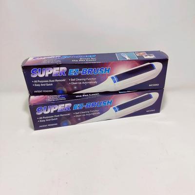 SUPER EZ-BRUSH ALL PURPOSE LINT ROLLERS 2 PCS