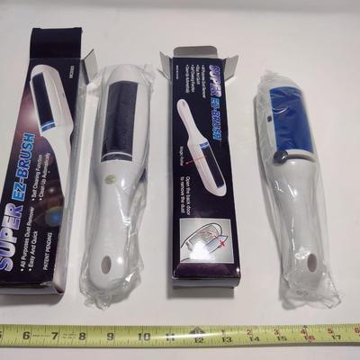 SUPER EZ-BRUSH ALL PURPOSE LINT ROLLERS 2 PCS