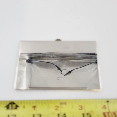 DESIGNER STAINLESS STEEL BUSINESS CARD HOLDER