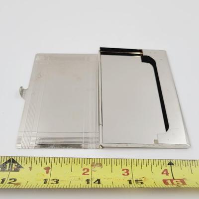 DESIGNER STAINLESS STEEL BUSINESS CARD HOLDER