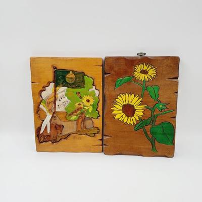 BEAUTIFUL KANSAS BASED WOOD PAINTINGS