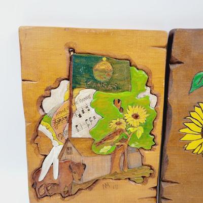 BEAUTIFUL KANSAS BASED WOOD PAINTINGS