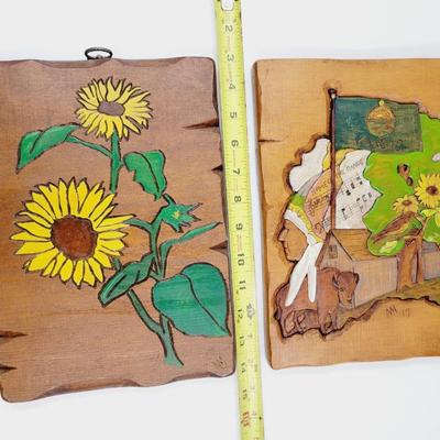 BEAUTIFUL KANSAS BASED WOOD PAINTINGS