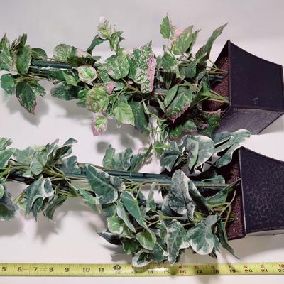 FABULOUS FAUX PLANT DECOR PAIR
