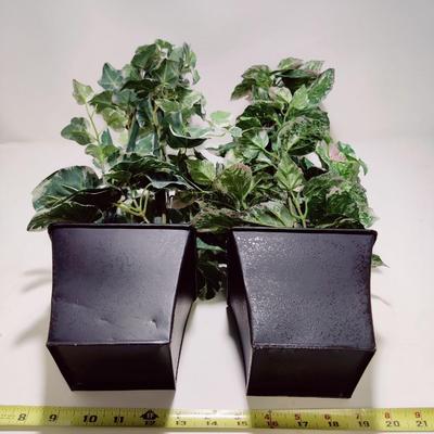 FABULOUS FAUX PLANT DECOR PAIR