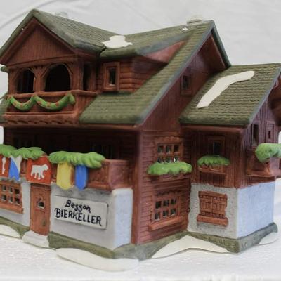 Dept 56 Alpine Village Series "Besson Bierkeller Beer Cellar Bar" Lighted Building