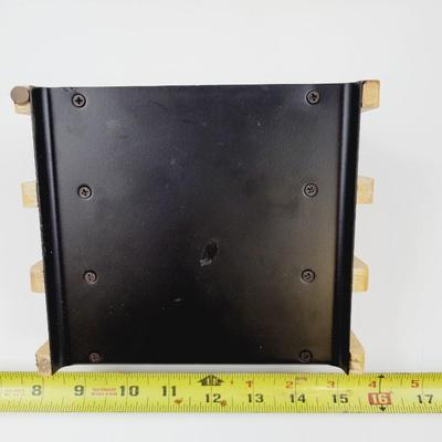 DECORATIVE WOOD & METAL MAIL / LETTERS TABLE TOP FILER