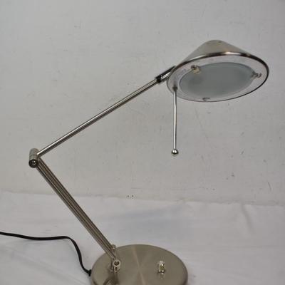 Metal Adjustable Desk Lamp, 2 Brightness Settings, 27