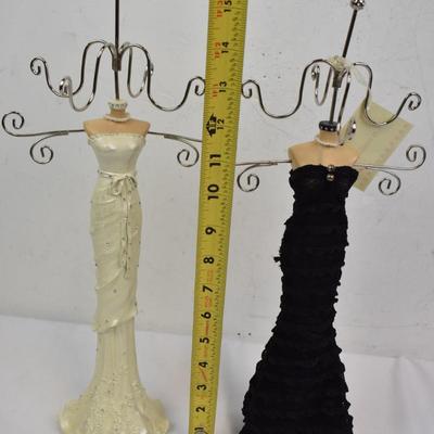 Set of 2 Fashion Mannequin Decor & Jewelry Display and Organization