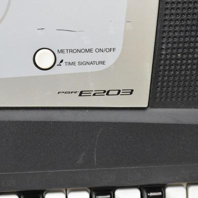 Yamaha Electric Keyboard, E203 with Sound Effects and Recording, Tested Works