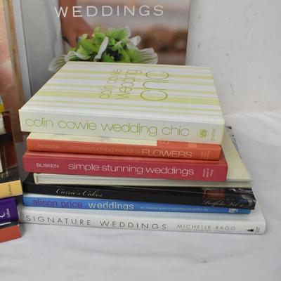 Lot of 18 Wedding Planning Guide Books, Wedding Inspiration & Journals