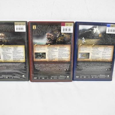 The Lord of The Rings Trilogy DVDs, Widescreen Version Movies