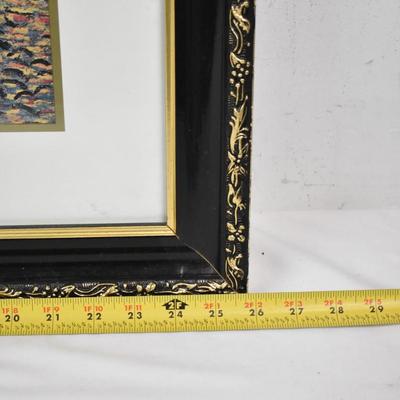 Vincent van Gogh "Cafe at Night" Framed Print, 31" x 25" Glass Broken