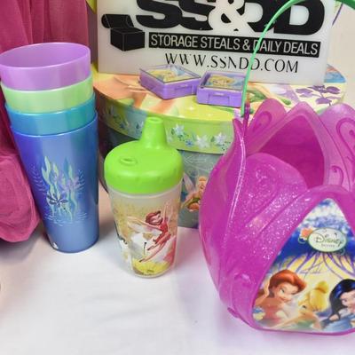 Girl's Fairy Decor - Tinkerbell Pixie Hollow Storage Boxes, Hanging Canopy, More
