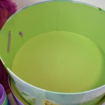 Girl's Fairy Decor - Tinkerbell Pixie Hollow Storage Boxes, Hanging Canopy, More