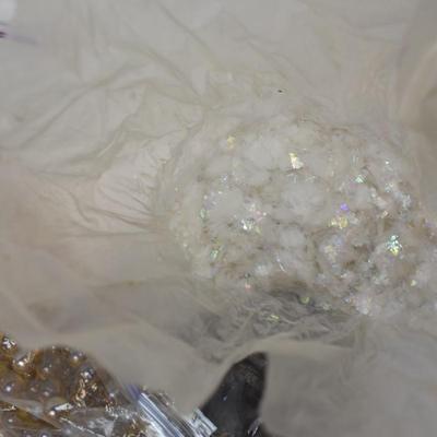 Galvanized Metal Buckets, Accent Gems and Rocks, Glitter, Centerpiece Craft