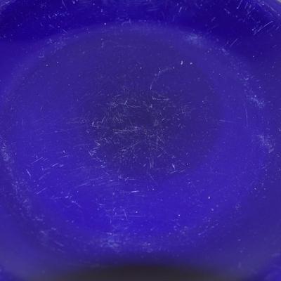 Gibson Dark Purple/Blue Dishware, Small and Large Plates, Bowls, Mug, Some Wear