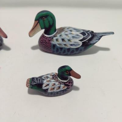 ADORABLE WOODEN DUCK FAMILY ðŸ¦†
