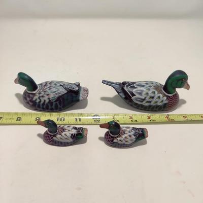 ADORABLE WOODEN DUCK FAMILY ðŸ¦†