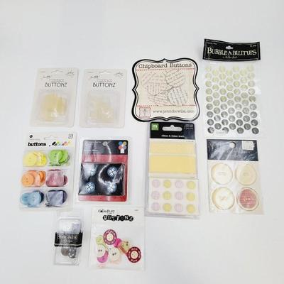 SCRAPBOOK BUNDLE - BUTTONS & SUCH
