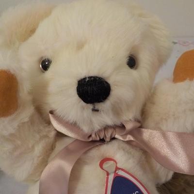 "Merry Thought Bear and New Zealand Bunny Rabbit"