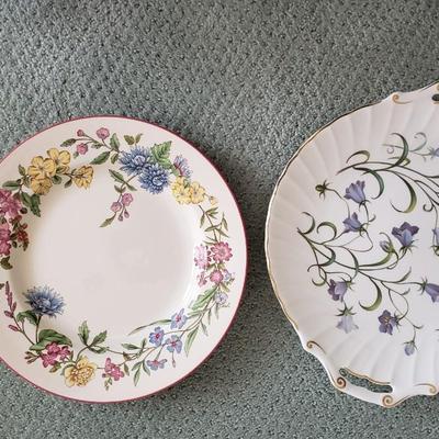 Two Spode plates